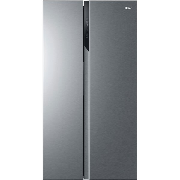 Side By Side HAIER HSR3918ENPG, No Frost, 528 l, H 178 cm, Clasa E, argintiu