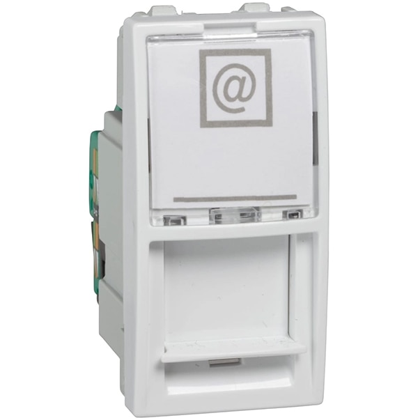 Priza internet SCHNEIDER MGU3.410.18, 1 modul, IP40, alb