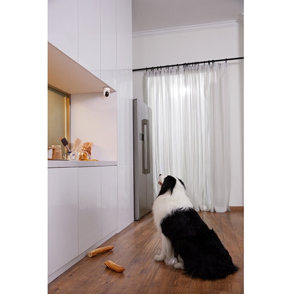 Camera IP Wireless interior EUFY T8410322, SFHD 1296P, IR, Night Vision, compatibil HomeKit, Alb