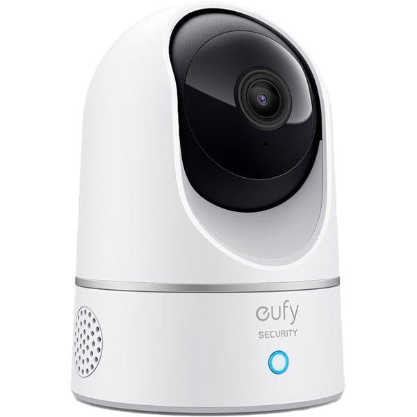 Camera IP Wireless interior EUFY T8410322, SFHD 1296P, IR, Night Vision, compatibil HomeKit, Alb