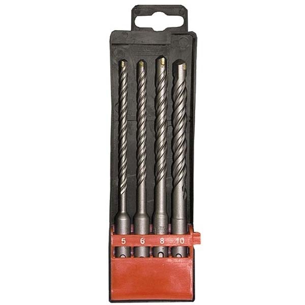 Set burghie pentru beton MTX, 5-6-8-10x160mm, SDS PLUS, cutie de plastic, 4 piese
