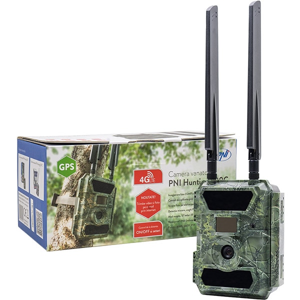 Camera vanatoare PNI Hunting 400C, Full HD 1080p, IR, Internet 4G, Night Vision, multicolor