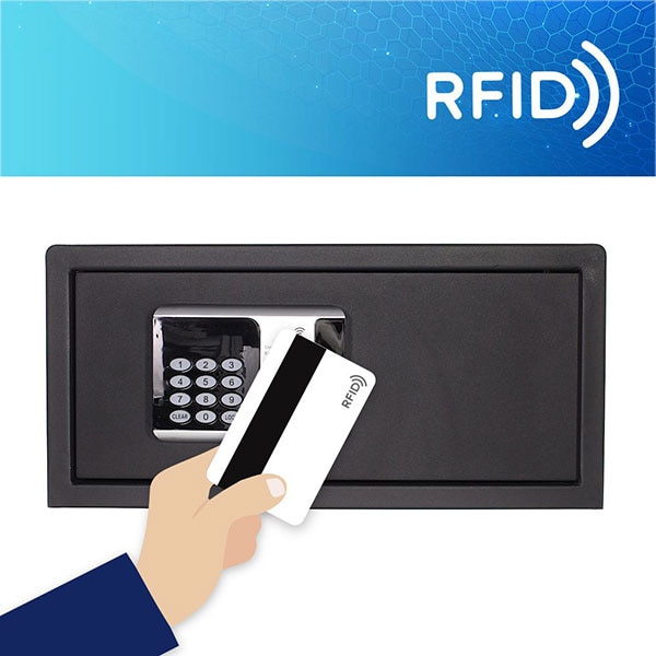Seif hotel ROTTNER Premium Lap, Inchidere electronica RFID, 435 x 200 x 370 mm, antracit