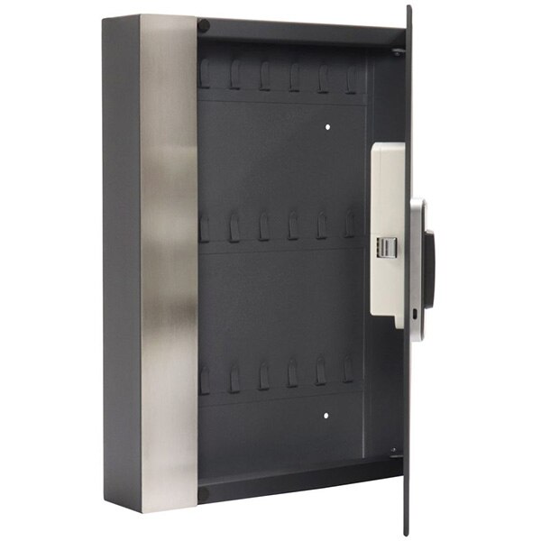 Depozitar chei ROTTNER Key Pro 24, Amprenta digitala, 265 x 385 x 60 mm, antracit