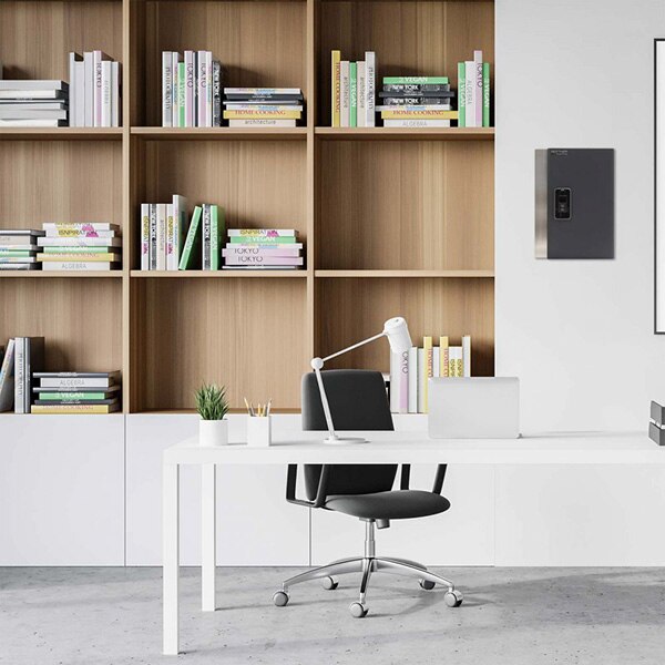 Depozitar chei ROTTNER Key Pro 24, Amprenta digitala, 265 x 385 x 60 mm, antracit