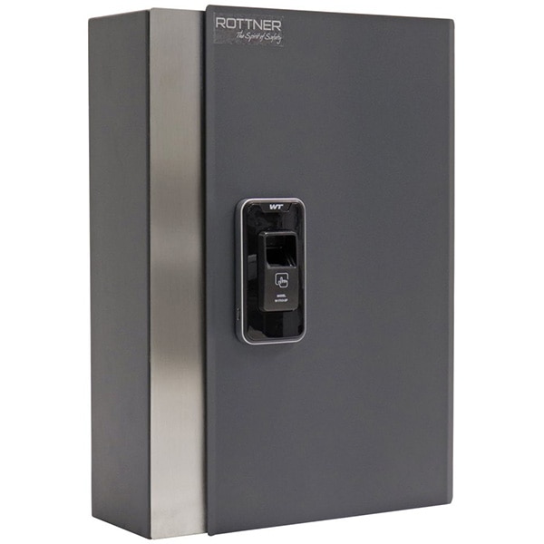 Depozitar chei ROTTNER Key Pro 68, Amprenta digitala, 265 x 385 x 95 mm, antracit
