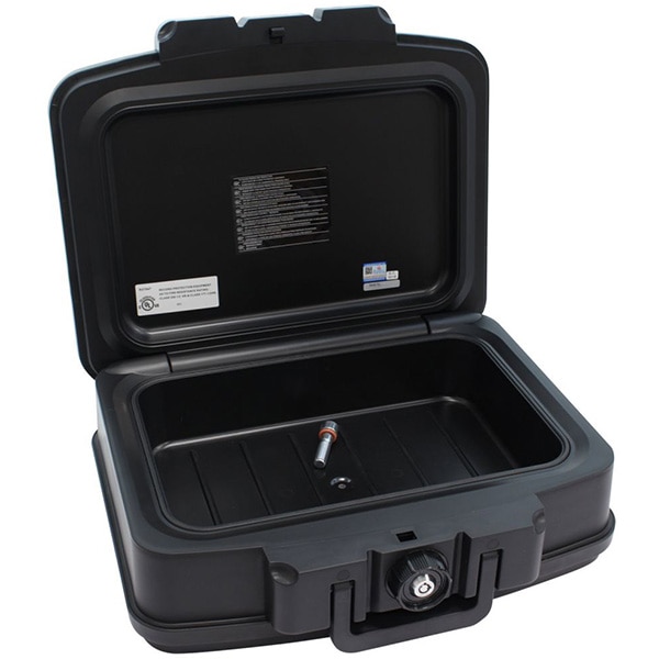 Caseta antifoc ROTTNER Fire Data Box 2, inchidere cheie, 440 x 165 x 370mm, negru