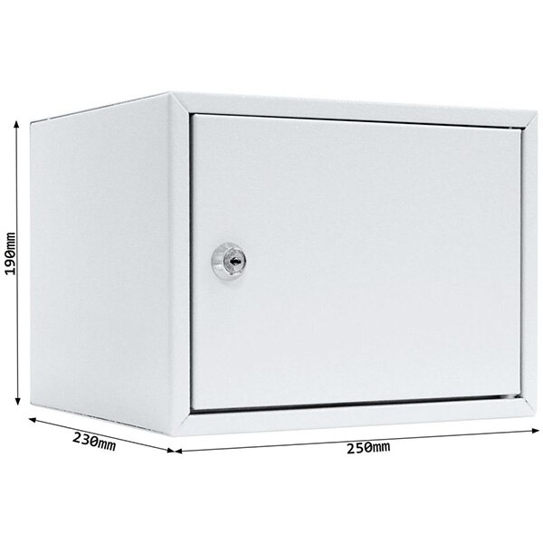 Caseta securitate ROTTNER Home Case 2, Inchidere cheie, 250 x 230 x 190 mm, gri