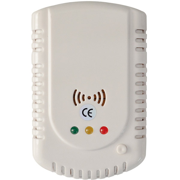 Senzor de gaz PNI GD-01, avertizare sonora si luminoasa, alb