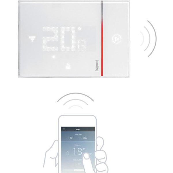 Termostat smart LEGRAND L049040, Wi-Fi, ZigBee, alb