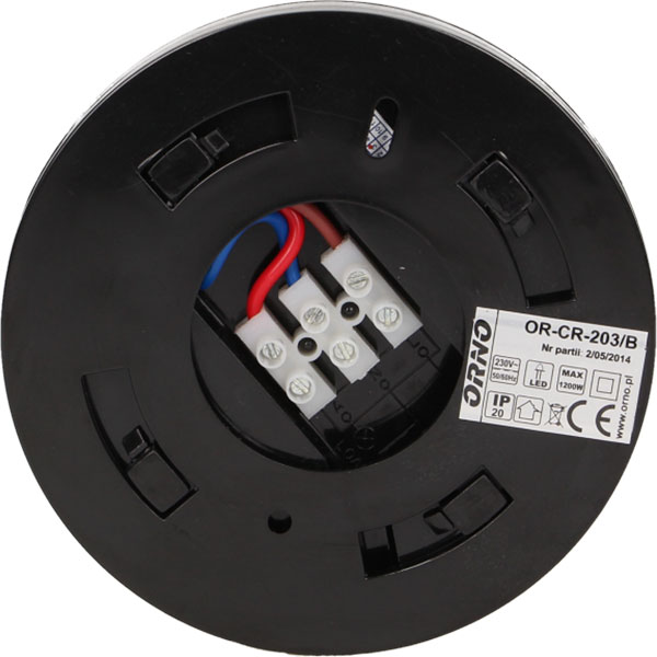 Senzor de miscare ORNO OR-CR-203/B, IP20, negru