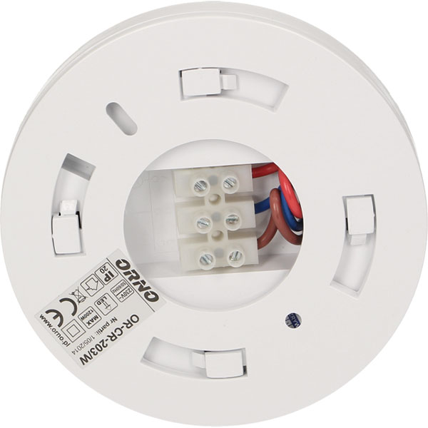 Senzor de miscare ORNO OR-CR-203/W, IP20, alb