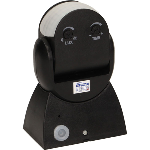 Senzor de miscare ORNO OR-CR-236/B, IP65, negru