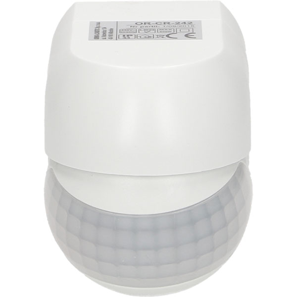 Senzor de miscare ORNO OR-CR-242, IP44, alb
