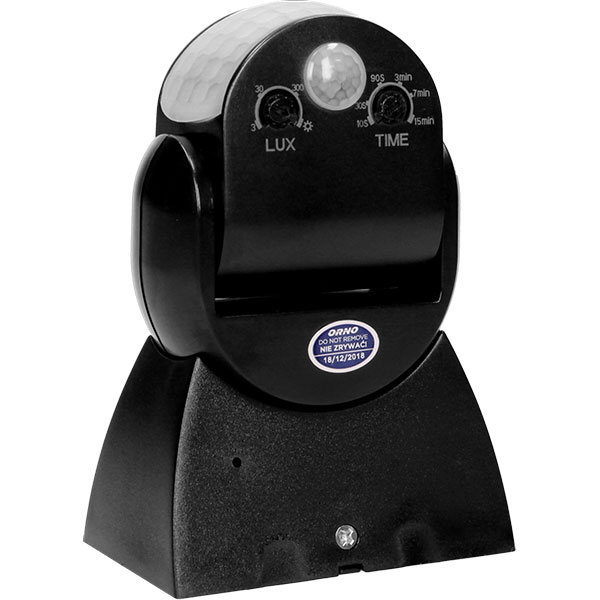 Senzor de miscare ORNO OR-CR-254/B, IP65, negru