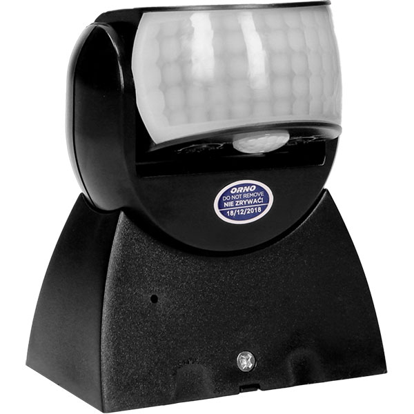 Senzor de miscare ORNO OR-CR-254/B, IP65, negru