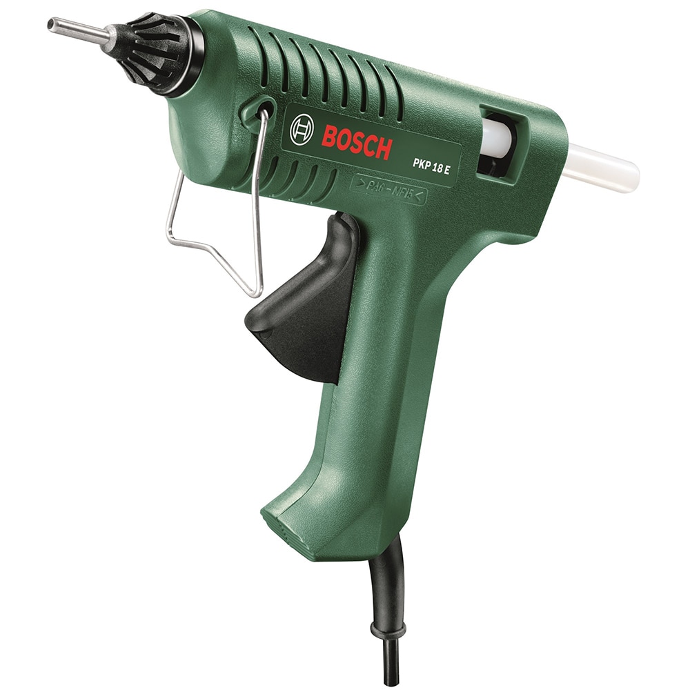 Pistol de lipit cu silicon BOSCH PKP 18 E, verde
