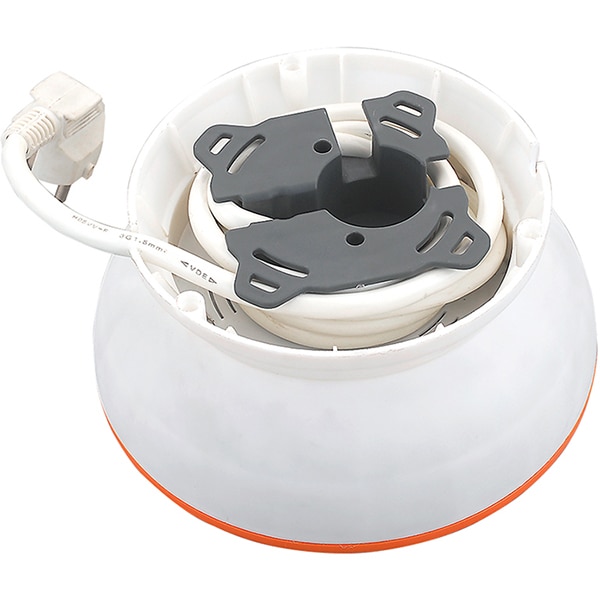 Prelungitor cu protectie STROHM SMGES054, 6 prize, 2 x USB, 1.5 m, alb-portocaliu