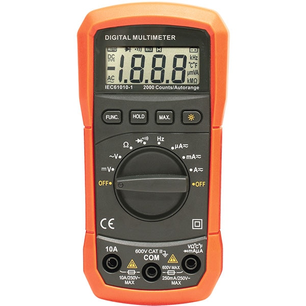 Multimetru digital SMA 92, 9V, ecran digital