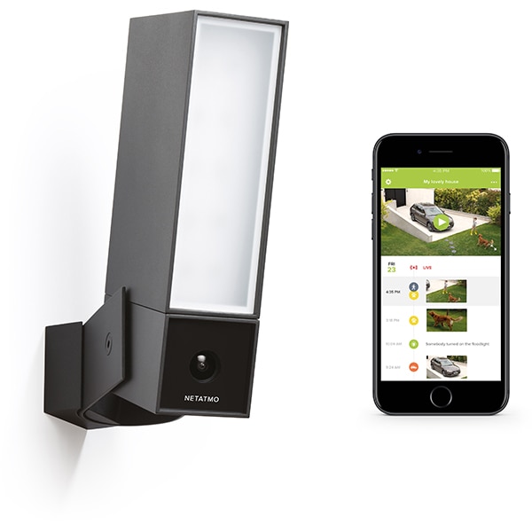 Camera supraveghere exterior NETATMO NOC01-EU, Full HD 1080p, IR, negru