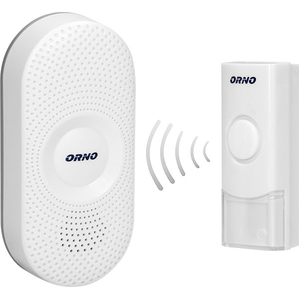 Sonerie wireless ORNO OR-DB-QX-155, 300 m, IP44, alb