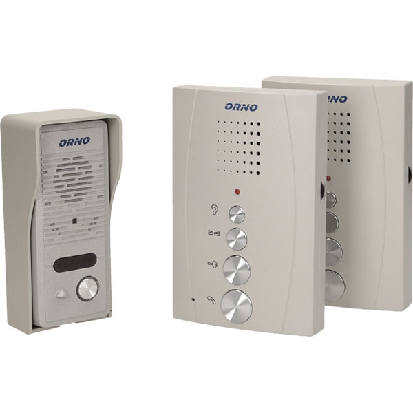 Interfon cu fir ORNO OR-DOM-RE-920/G, ultra-slim, gri