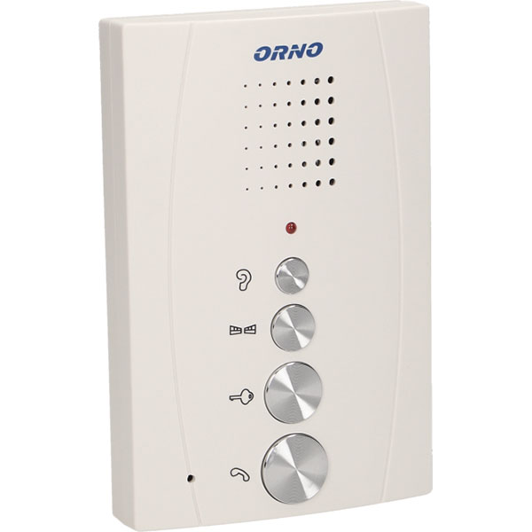 Interfon cu fir ORNO OR-DOM-RE-920/W, ultra-slim, alb
