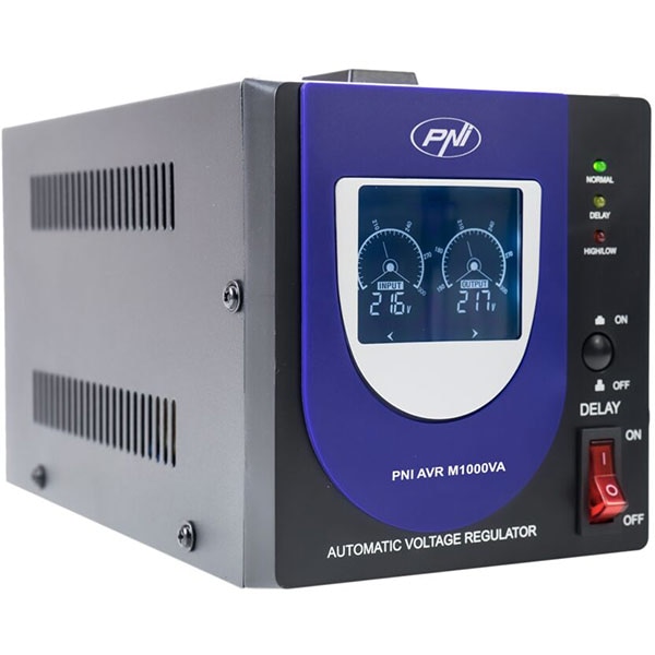 Stabilizator de tensiune PNI M1000VA, 600W