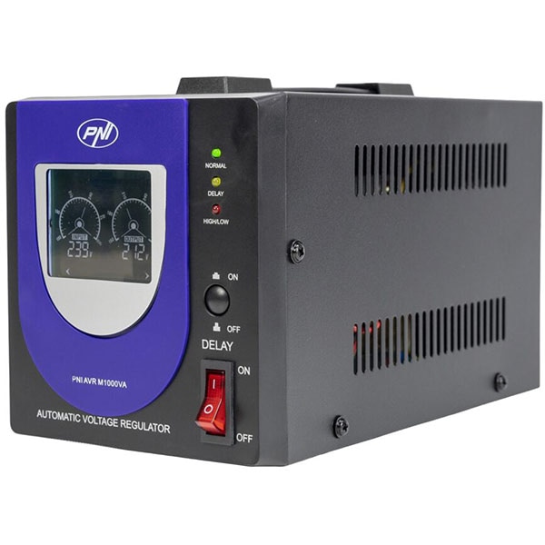 Stabilizator de tensiune PNI M1000VA, 600W