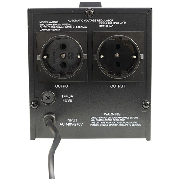 Stabilizator de tensiune PNI M500VA, 300W