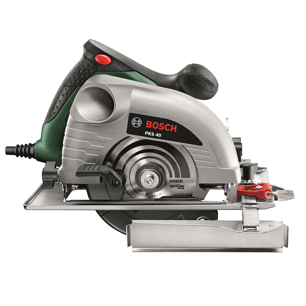 Fierastrau circular BOSCH PKS 40, 5300RPM, 850W, Disc 130 mm
