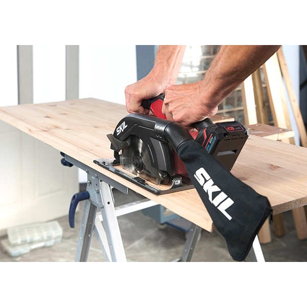 Fierastrau circular SKIL SW1E3520CA, 4500RPM, disc 165 x 16mm, adancime 54mm, fara acumulator