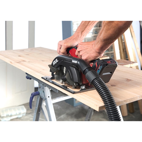 Fierastrau circular SKIL SW1E3520CA, 4500RPM, disc 165 x 16mm, adancime 54mm, fara acumulator