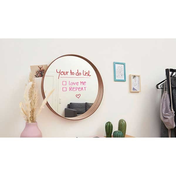 Marker pentru sticla EDDING 4095, creta lichida pe baza de apa, 2-3 mm, alb