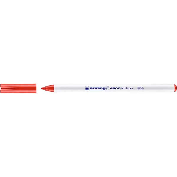 Set marker pentru textile EDDING 4600, 1 mm, 4 culori