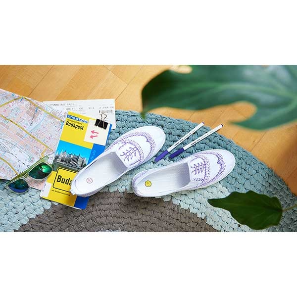 Set marker pentru textile EDDING 4600, 1 mm, 4 culori