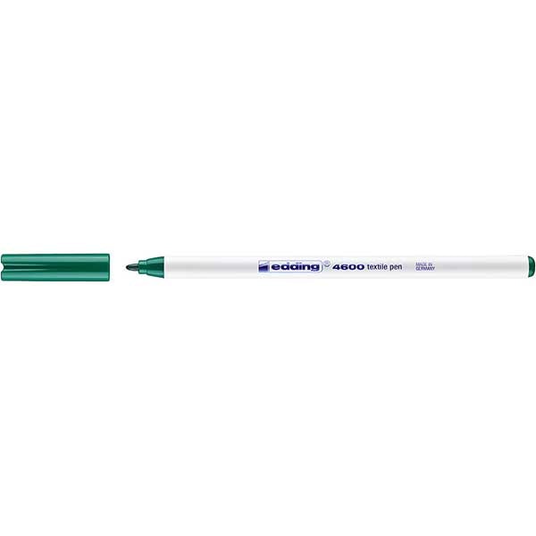 Set marker pentru textile EDDING 4600, 1 mm, 4 culori