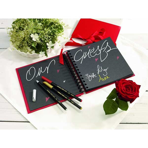 Set markere EDDING 1200, 4 culori metalizate