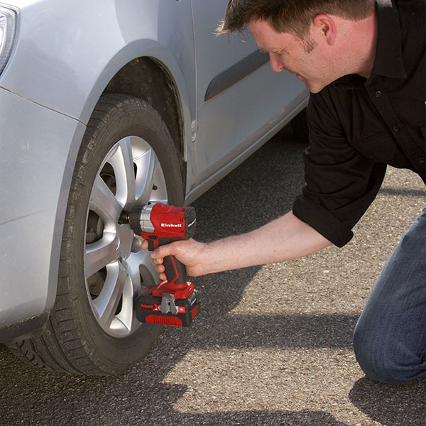 Surubelnita cu impact EINHELL Power-X-Change TE-CW 18Li BL, 2900RPM, 215Nm