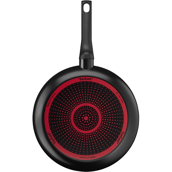 Tigaie TEFAL Simply Clean B5670653, 28cm, aluminiu, Thermo Signal, negru
