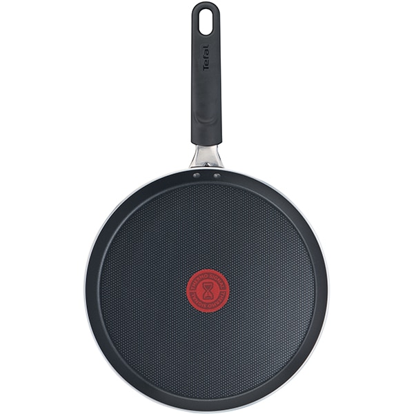 Tigaie clatite TEFAL Simply Clean B5671053, 25cm, aluminiu, Thermo Signal, negru