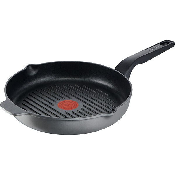 Tigaie grill TEFAL XL Force C6854055, 26cm, aluminiu, negru