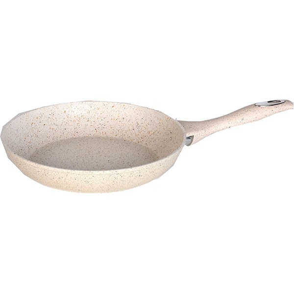 Tigaie marmorata MYRIA MY4408, 24cm, aliaj de aluminiu, crem