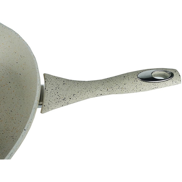 Tigaie marmorata MYRIA MY4409, 26cm, aliaj de aluminiu, crem