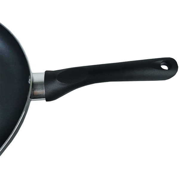 Tigaie Wok non-stick MYRIA MY4419, 28cm, aliaj aluminiu, negru