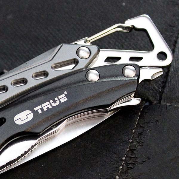 Unealta multifunctionala TRUE UTILITY TU180K, otel, 9 piese, gri inchis