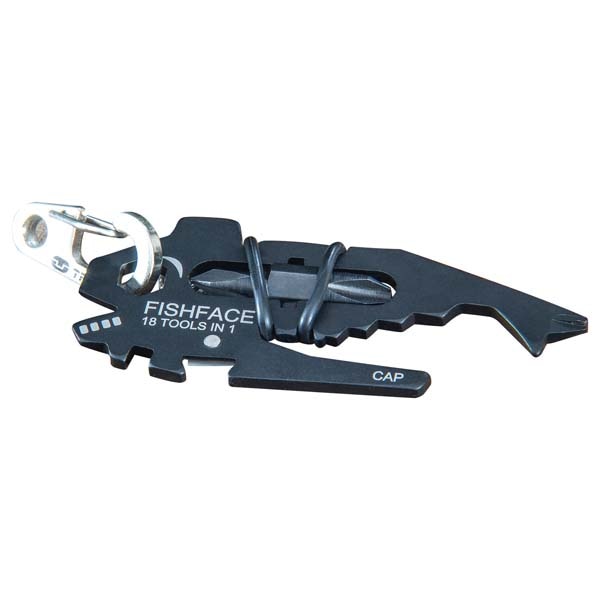 Unealta multifunctionala TRUE UTILITY TU206K, otel, 18 piese, negru mat