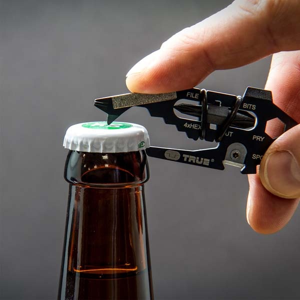 Unealta multifunctionala TRUE UTILITY TU206K, otel, 18 piese, negru mat