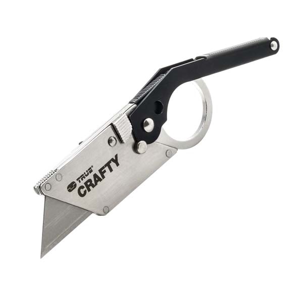 Cutter TRUE UTILITY TU590, 110 x 26 mm, argintiu