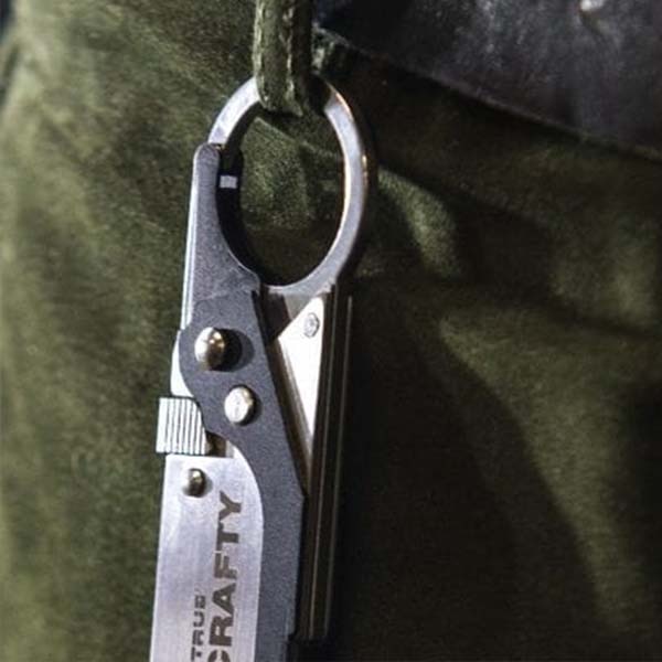 Cutter TRUE UTILITY TU590, 110 x 26 mm, argintiu